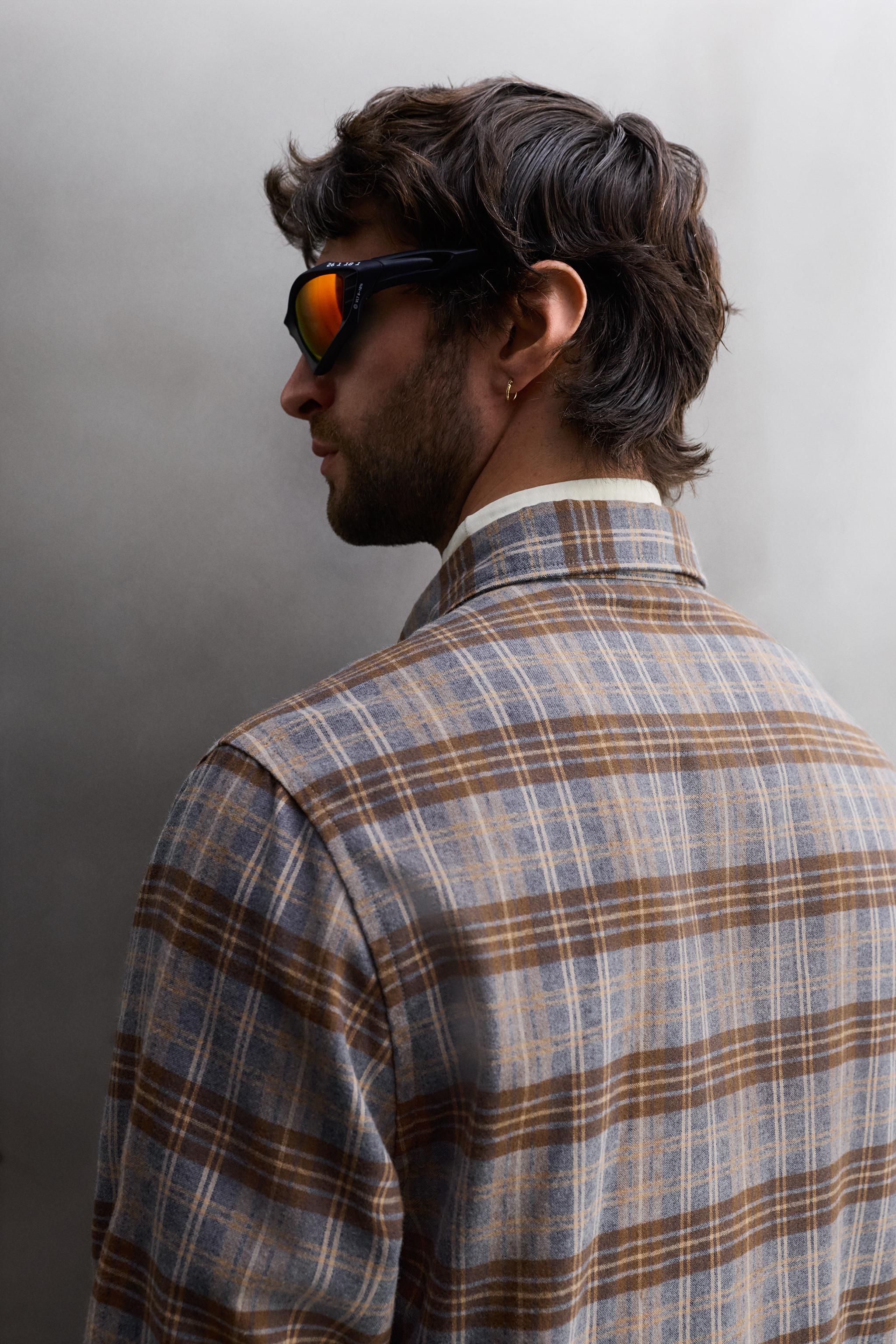 LYOCELL - WOOL PLAID SHIRT